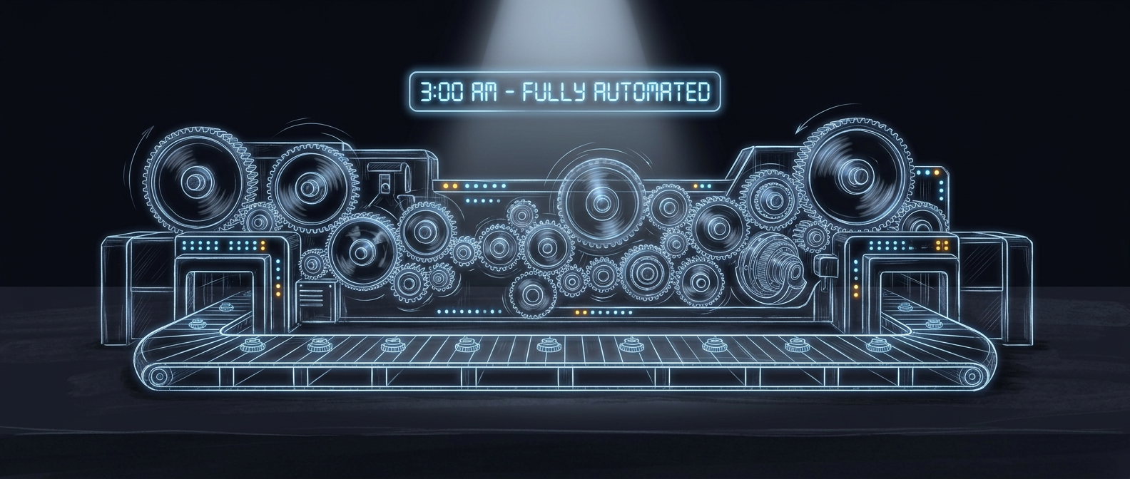 Set it. Forget it. It runs.